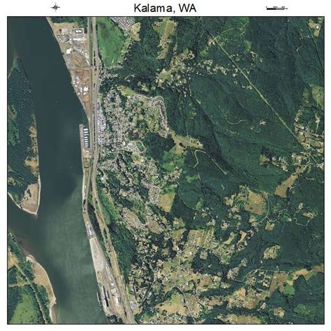 Aerial Photography Map of Kalama, WA Washington