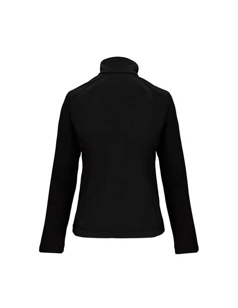 Chaqueta Softshell Mujer Entallada Con Cremallera