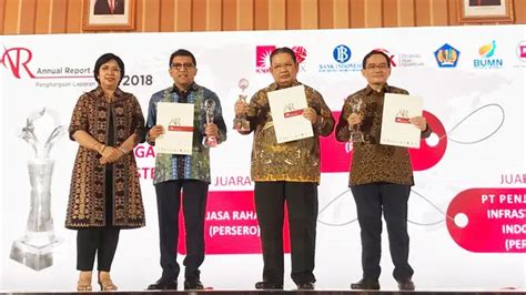 Jasa Raharja Raih Juara Ii Annual Report Award Tahun Buku 2018 Kategori Bumn Keuangan Non Listed