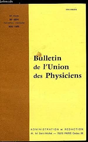 Bulletin De L Union Des Physiciens N Un Laser A Azote Simplifi