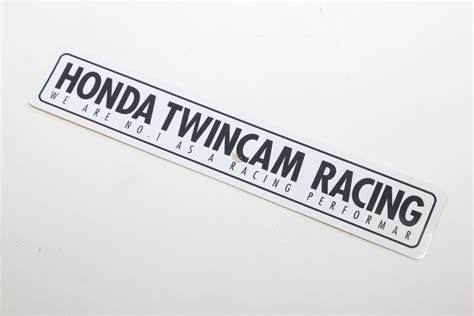 Honda Performance Development Hpd Racing Decal Sticker Genuine Honda