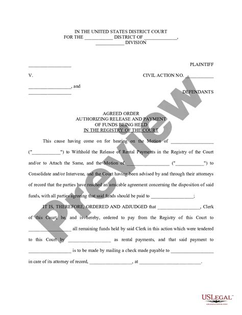 Consent Order For Divorce Us Legal Forms