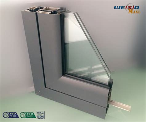 Construction AA6063 T5 Aluminium Window Profiles Wood Aluminum