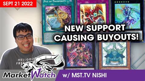 Buyouts And Price Jumps Caused By Upcoming Support Yu Gi Oh Market