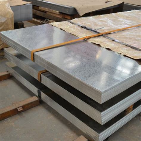 Astm 3mm Galvanised Steel Sheet Zero Spangle 600mm 1500mm Width