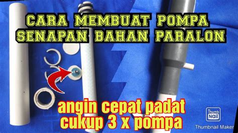 Cara Membuat Pompa Senapan Dari Bahan Paralon YouTube