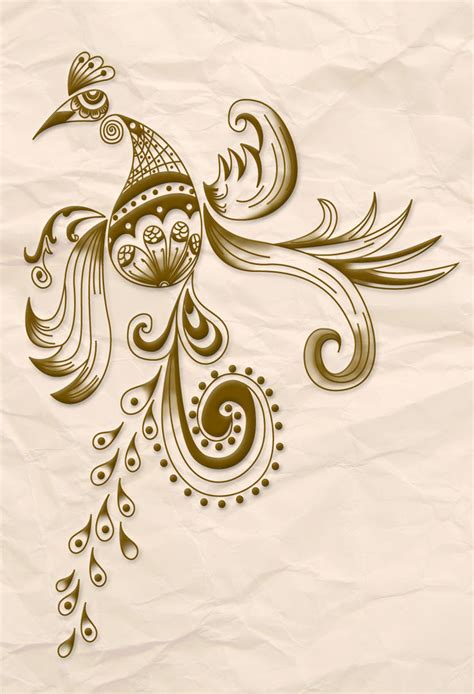 Henna Peacock By B Rox U On Deviantart