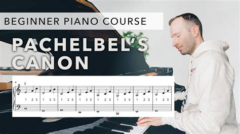 Beginner Piano Course Level 1 21 Pachelbel S Canon YouTube