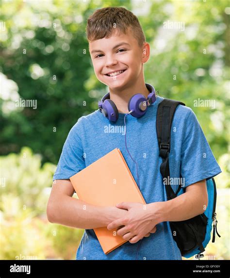 Boy Back To School Stock Photo Alamy