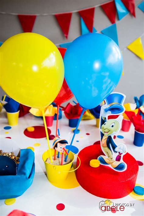 Pinocchio Birthday Party Ideas Photo 40 Of 53 Curious George Party