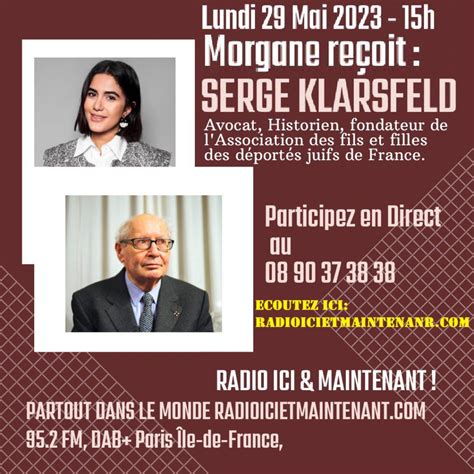 Entretien Radio Ici Maintenant 95 2 Morgane Awesta reçoit Serge