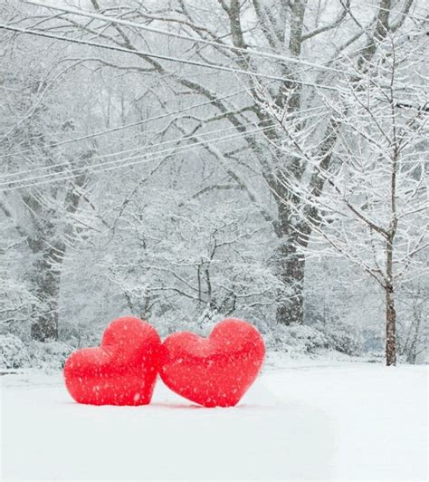 Hearts In The Snow Heart Wallpaper Love Heart Images Winter Love