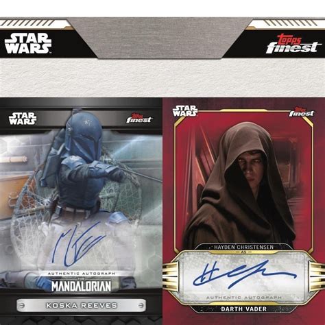 Topps Finest Star Wars Checklist Set Info Boxes Reviews