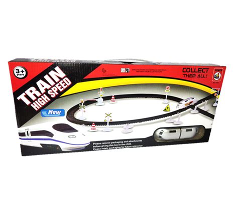 High Speed Metro Train Toy With Stickers & Accessories - Tiddle Toons