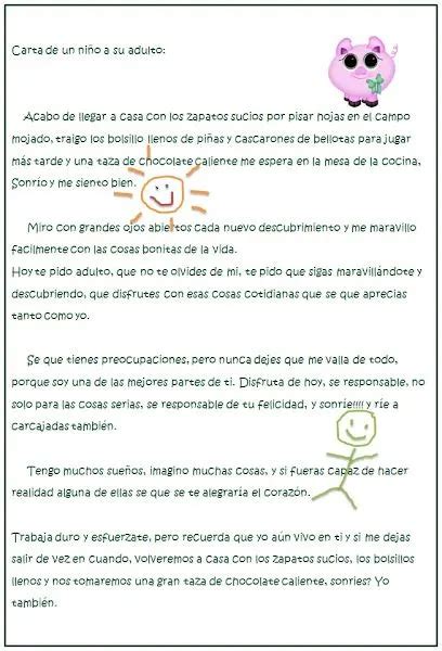 Carta Para Una Hija Peque A Imagui