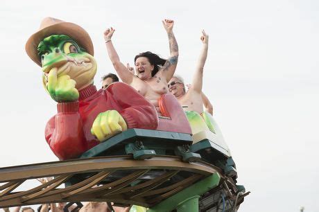 Naked People Ride Rollercoaster Editorial Stock Photo Stock Image