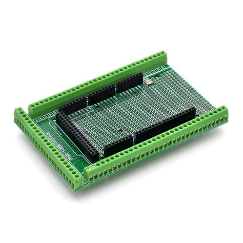 Arduino Mega Double Side Pcb Prototype Screw Terminal Block Shield