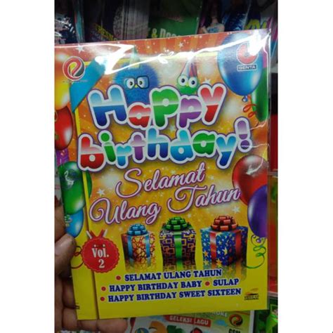 Jual VCD ORIGINAL LAGU ANAK HAPPY BIRTHDAY SELAMAT ULANG TAHUN VOL 2