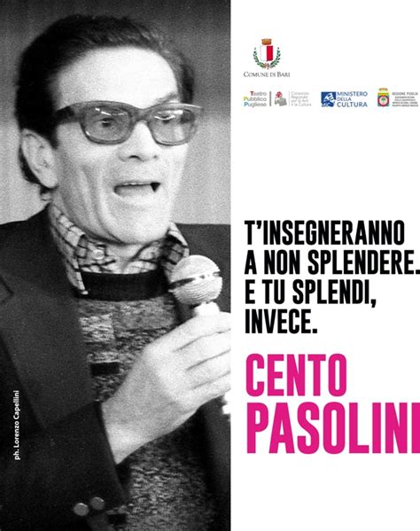 Cento Pasolini Domani Lomaggio Dellamministrazione Comunale Nel