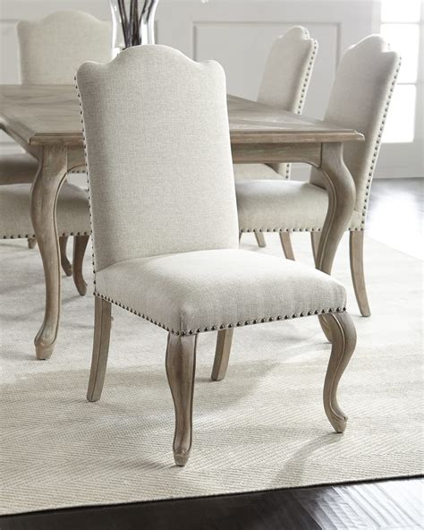 Nailhead Trim Wood Chair | horchow.com