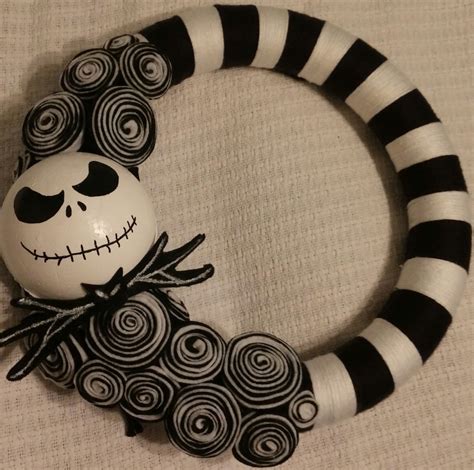 Jack Skellington Wreath Crafts Halloween Wreath Jack Skellington