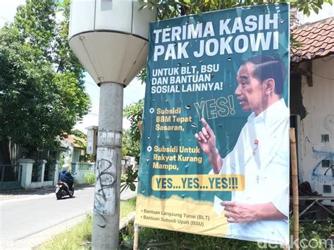 Baliho Terima Kasih Pak Jokowi Bermunculan Di Solo Gibran Copot