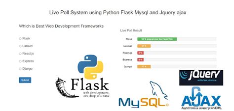 Live Poll System Using Python Flask Mysql And Jquery Ajax Tutorial101