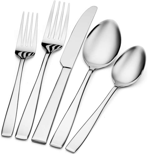 Godinger Flatware Set Mirrored Stainless Steel Cutlery Silverware