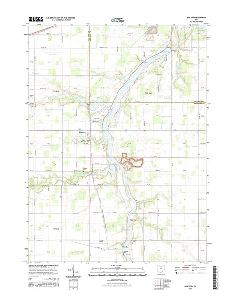 Mytopo Junction Ohio Usgs Quad Topo Map