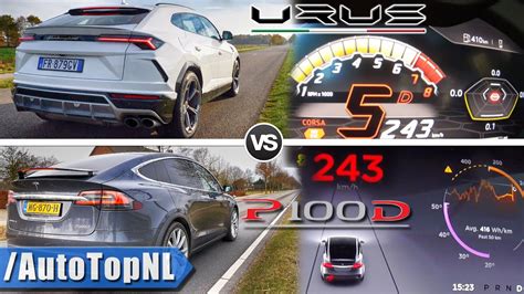 Arriba Imagen Lamborghini Urus Vs Tesla Model X Abzlocal Mx