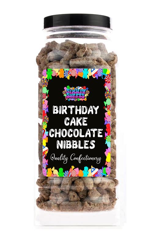 Birthday Cake Flavour Choc Nibbles Retro Sweets T Jar Simway Sweets