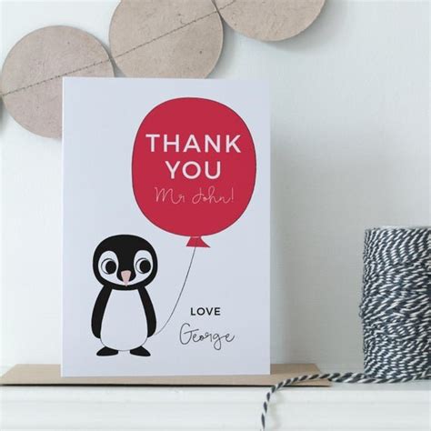 Teacher Thank You Personalised Card — Small Dots Design And Illustration