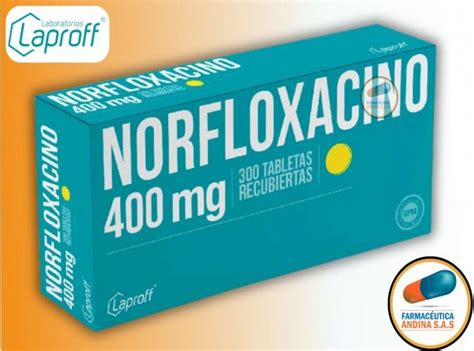 Norfloxacino Mg Caja X Tabletas Laproff