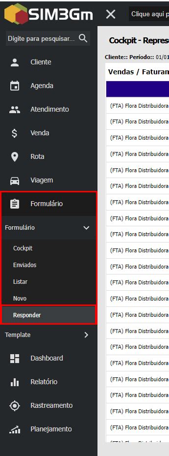 Cross Segmento TOTVS CRM SFA WEB Como responder formulários