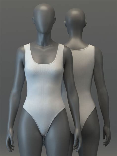 Basic Swimwear 3d Model Cgtrader