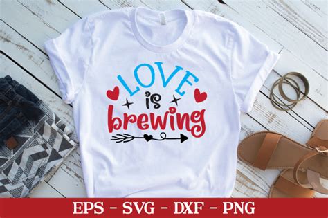 Love Is Brewing Svg Graphic By Printablesvg · Creative Fabrica