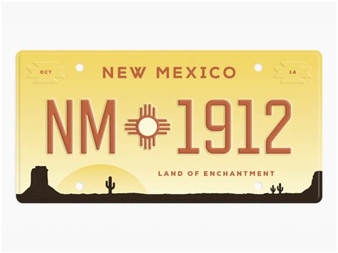 State Plates Project - New Mexico by Jay Roberts on Dribbble