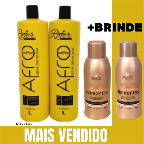 Progressiva Semi Definitiva Afro Coffe Rofer X L Shopee Brasil