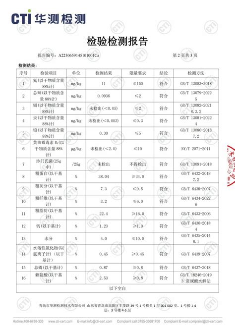 倍内菲低温烘焙系列主粮2023年12月全批次检测报告 席域倍内菲官网