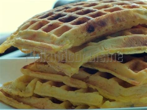 Gaufres de carotte au chèvre et au cumin recette Gaufres de carotte