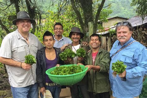 Andrew With Dave Day Growers First Oaxaca Mexico Vournas Coffee Trading