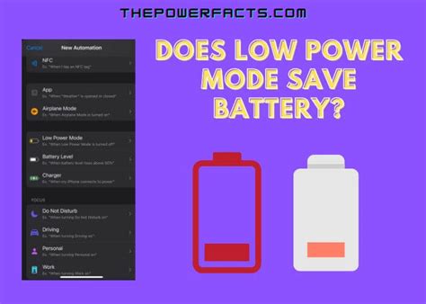 Does Low Power Mode Save Battery? (With Easy Reply) - The Power Facts