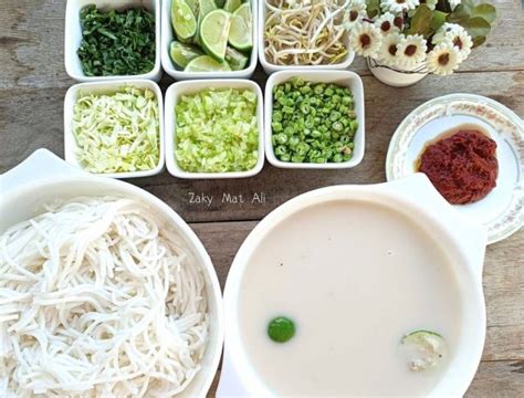 Cara Buat Laksa Terengganu Kuah Putih Makan Dengan Laksam Pun Boleh