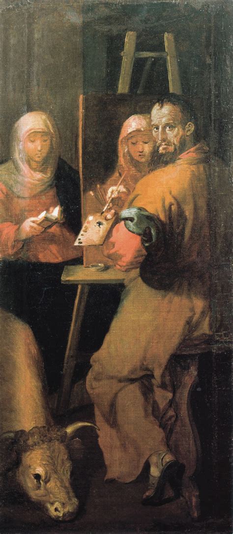 Francisco Ribalta San Lucas pintando a la Virgen Bitácora Almendrón