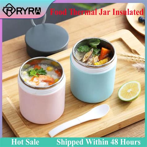 450ml Food Thermal Jar Insulated Soup Cup Thermos Containers Stainless