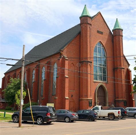 Trinity United Church Is A Large Brick Gothic Revival Influenced