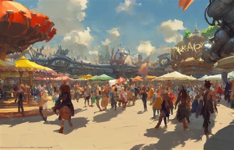 Greg Manchess Concept Art Of The Millennial Fair From Stable