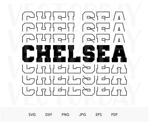 Chelsea Svg Chelsea Mascot Svg Team Mascot Svg School - Etsy