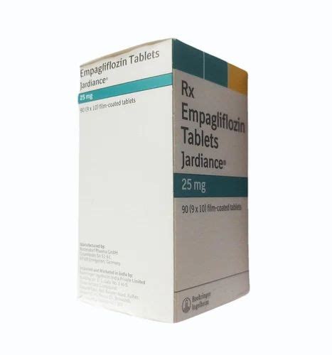 Jardiance 25 Mg Tablet As Directed By The Physician Packaging Size