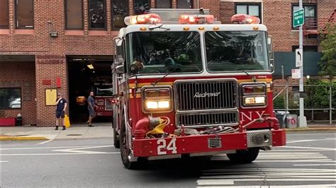 Fdny Engine 24 Responding Youtube